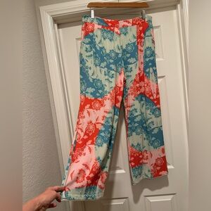 TOP SHOP Wide Leg Floral Pants! Size 10. LOVE!